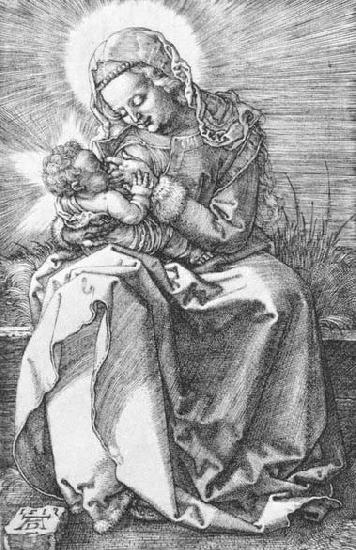 Albrecht Durer Madonna Nursing Germany oil painting art